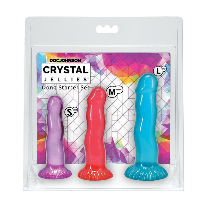 crystal jellies dong starter set in package on white back ground