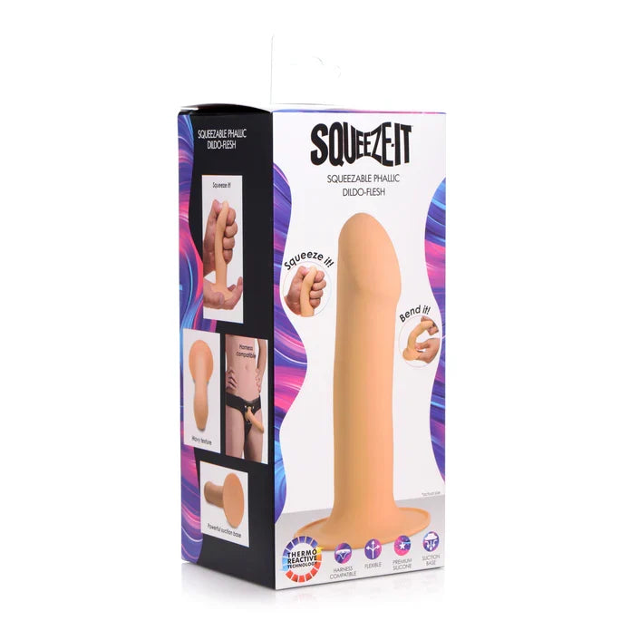 Squeezable Phallic Dildo by XR
