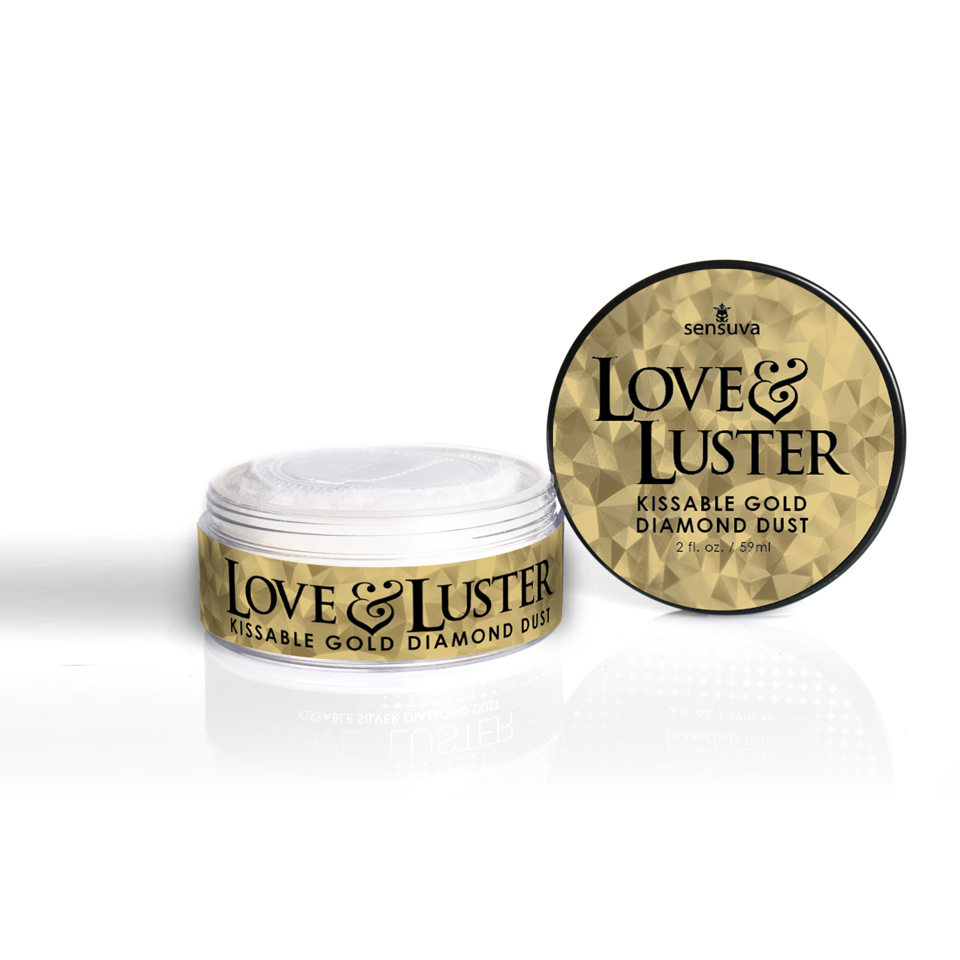 Love & Luster Kissable Gold Diamond Dust by Sensuva