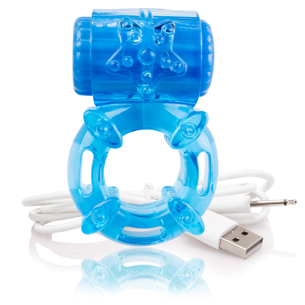 Charged Big O Vibrating Cock Ring by Screaming O