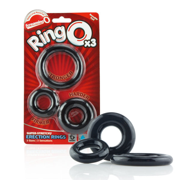 Ring O x3 Cock Rings by Screaming O