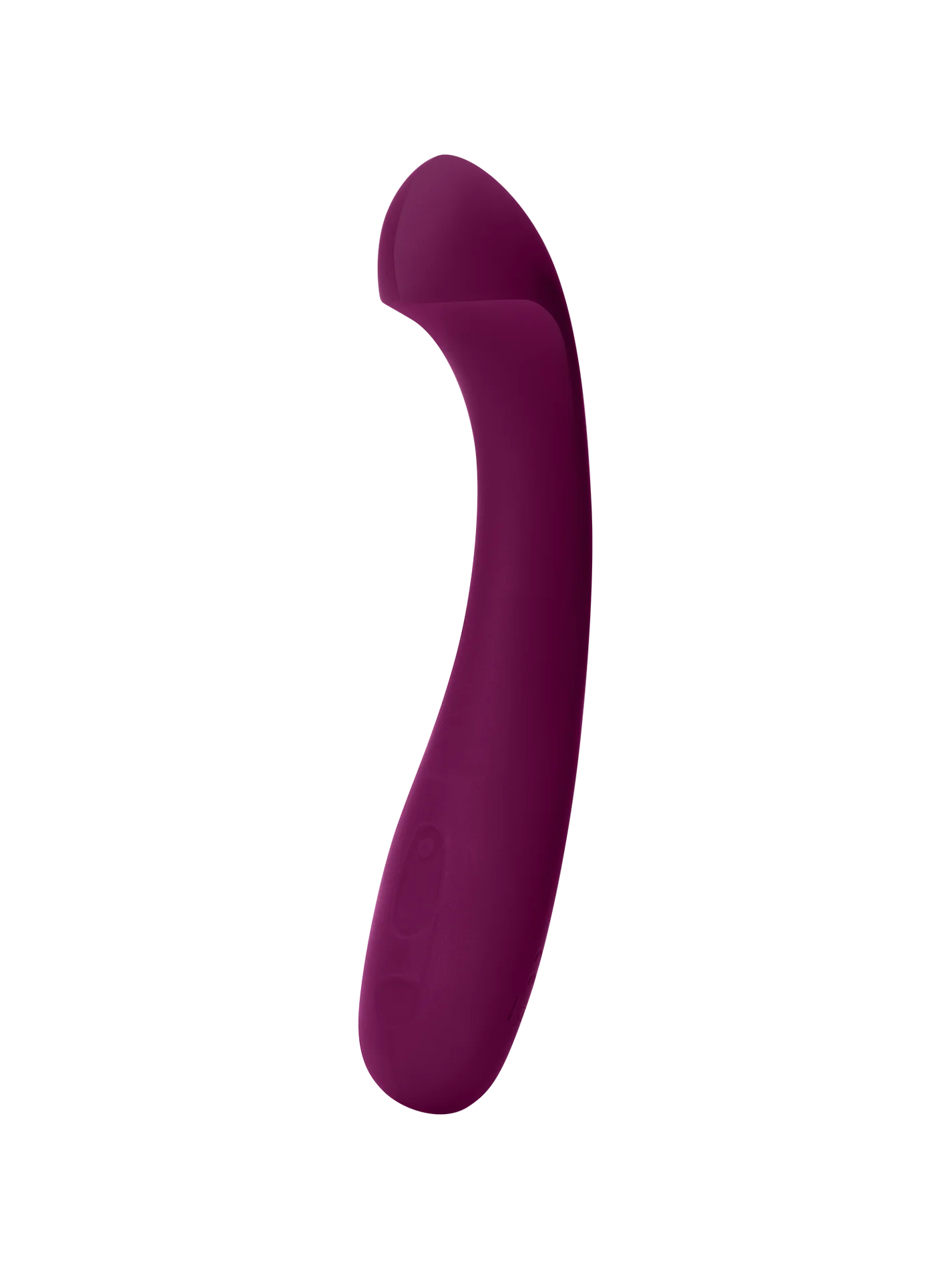 purple curved vibrator