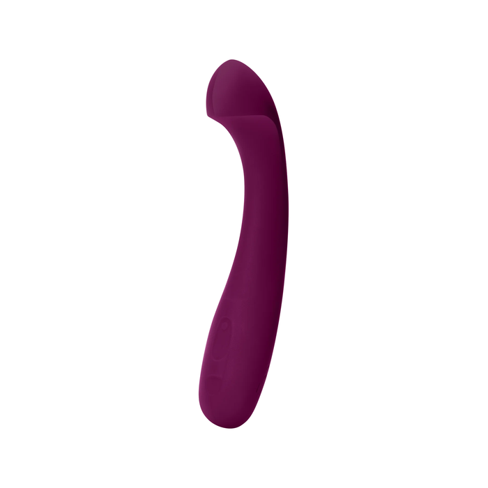purple curved vibrator