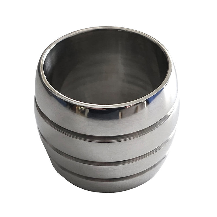 Stainless Steel Round Cock Ring 45mm by Rouge