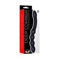 double ended silicone anal plug with box packaging on a white background