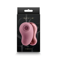 pink mini hand held massager with clitoral sucker