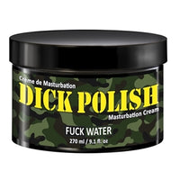 camo print circular shape bottle of dick plish male masturbation cream, with camo design