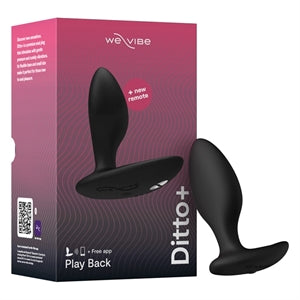 black anal butt plug with box