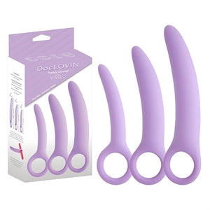 3 diff sizes of dilators with ring holders
