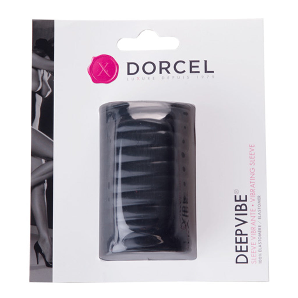 dorcel deep vibe masturbator sleeve in product packaging