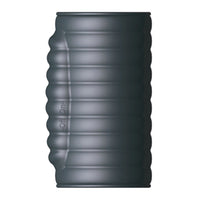 grey textured masturbator sleeve on white background