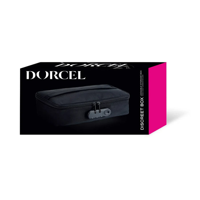 Dorcel discreet box packaging on a white background