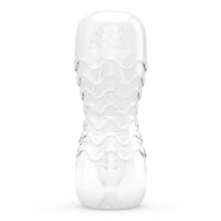 white ridged male masturbator sleeve