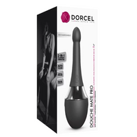 black anal douche on box packaging