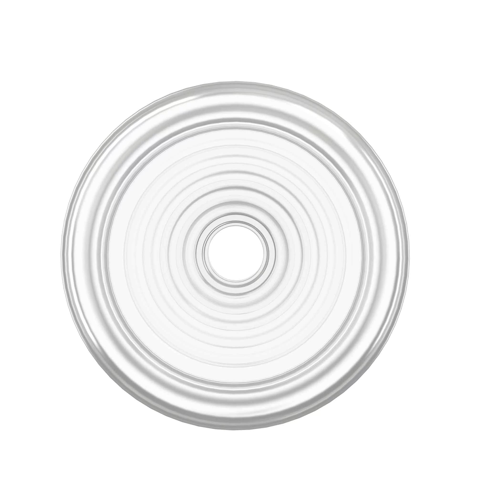 round donut ring for penis pump on white background