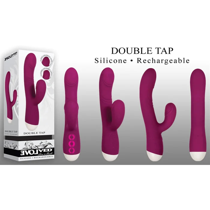 pink vibrator with clit stimulator 