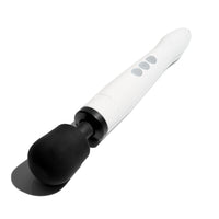 white doxy wand with white handle and black head