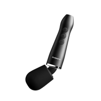 doxy wand in black with tilted head