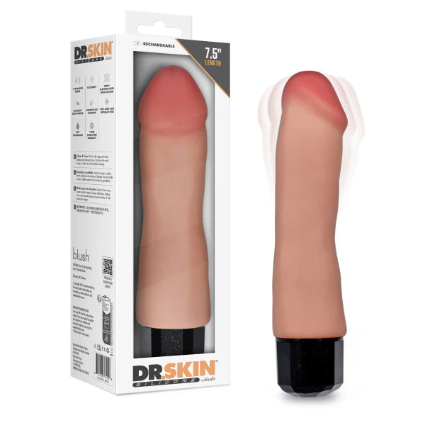 Dr. Skin dr avery vibrator with packaging on a white background