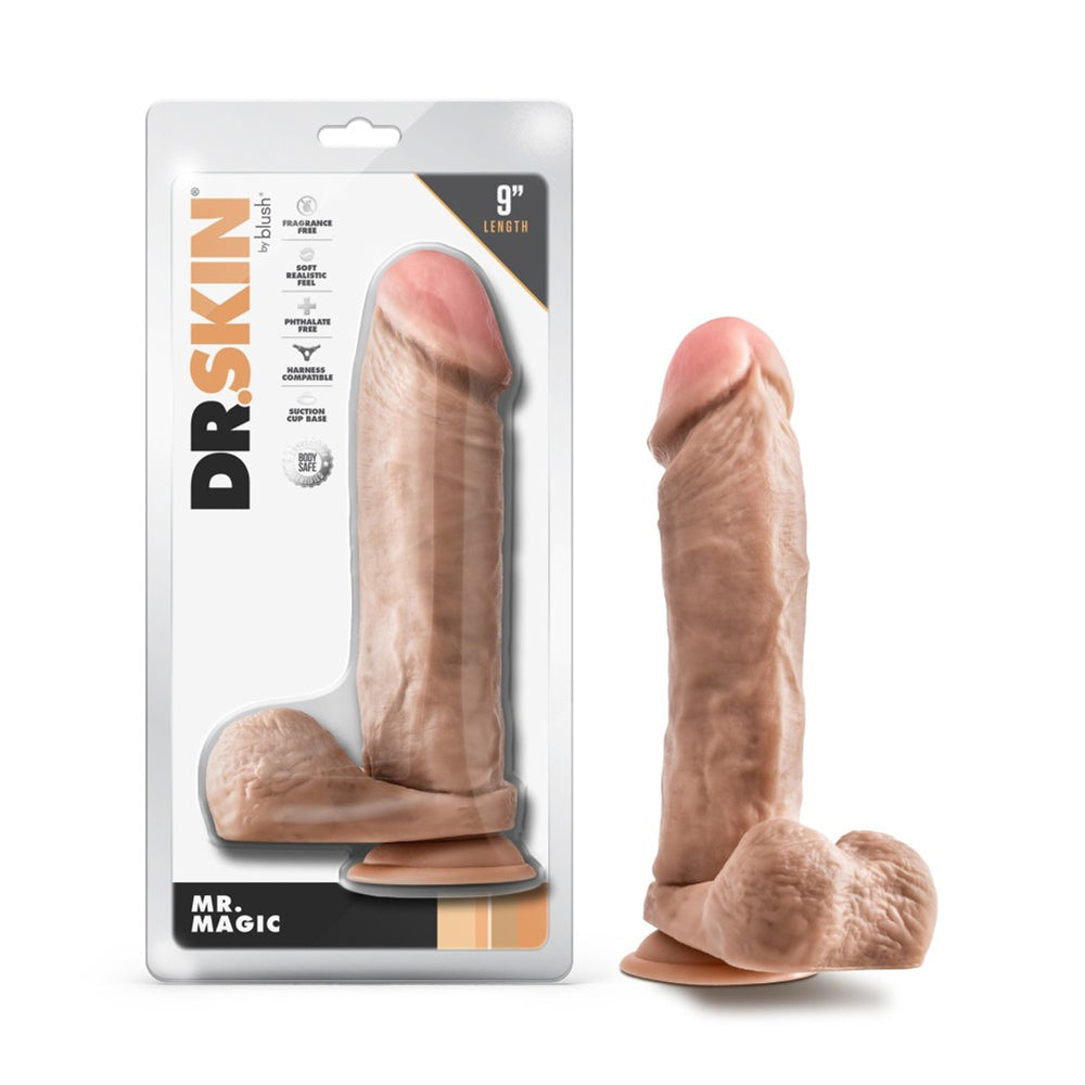Sexual product with packaging labeled 'Dr. Skin' on a white background