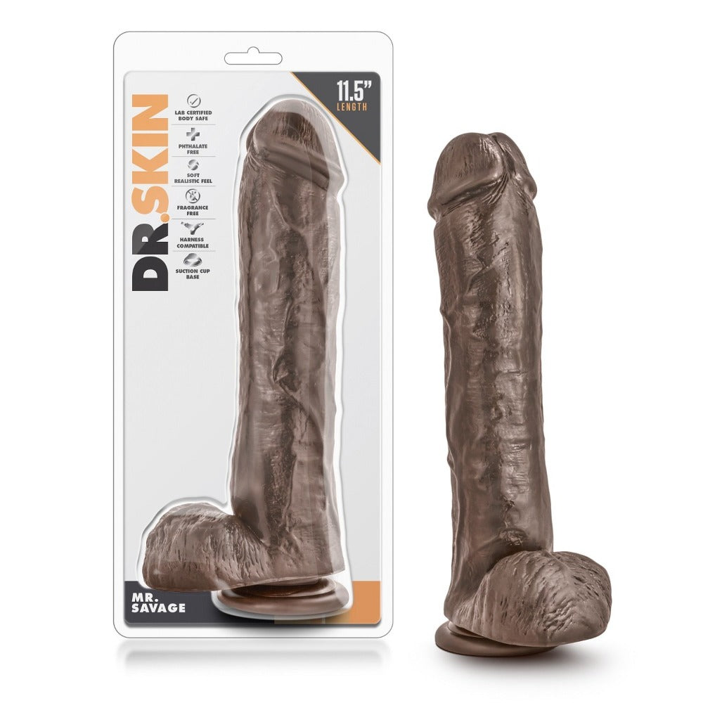 Sexual product with packaging labeled 'Dr. Skin' on a white background