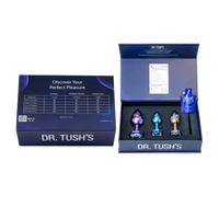 Dr. Tush's adult novelty product set shown with its packaging on a white background.