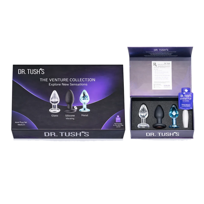 box with dr tushs anal plugs. 3 pcs set