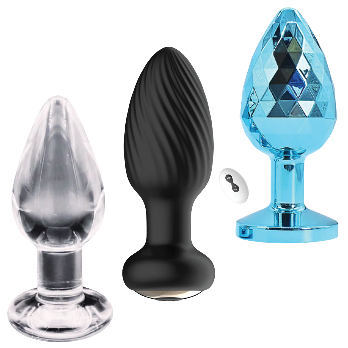 3 anal plugs 