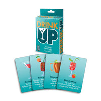 drink up card game in go fish version with booze drinks on cards