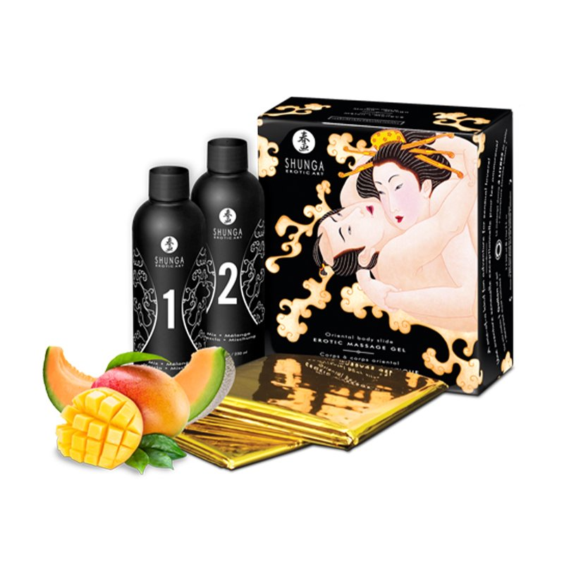 Shunga Oriental Body to Body Massage Melon Mango