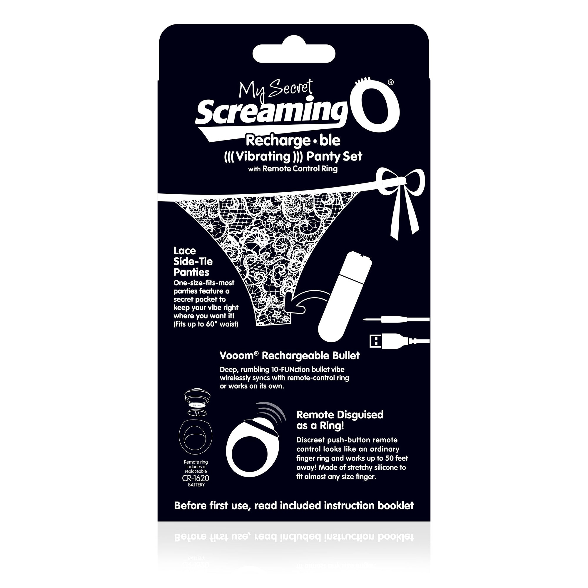 My Secret Charged Remote Control Panty Vibe by Screaming O