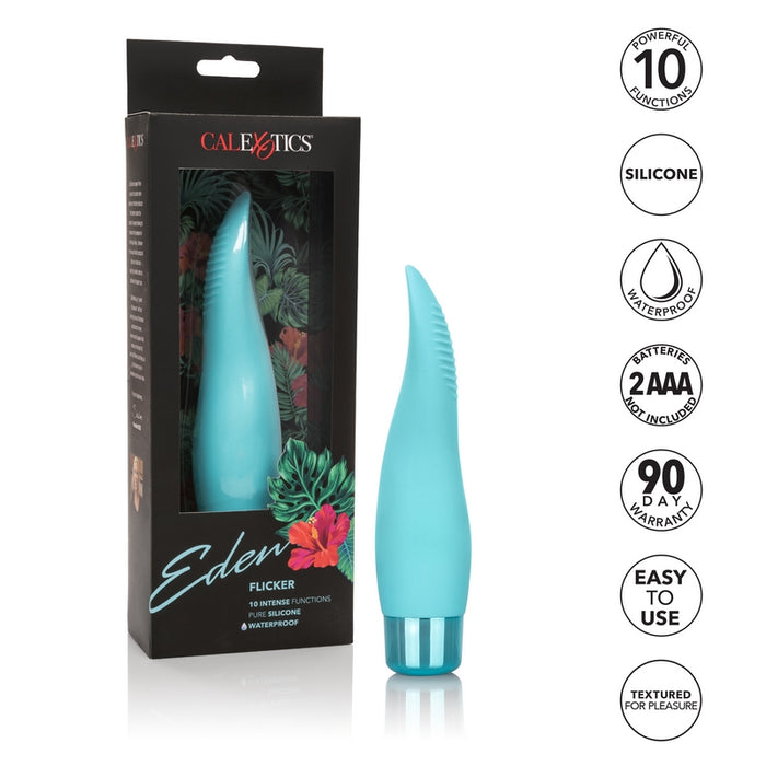 teal silicone flicker vibrator