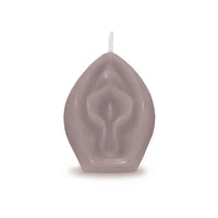 vagina shaped scented vanilla candles in brown