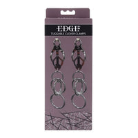 Edge tuggable clover clamps packaging on a white background