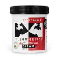 elbow grease hot massage cream in a jar