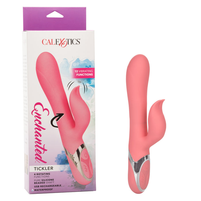 pink vibrator with clit stim