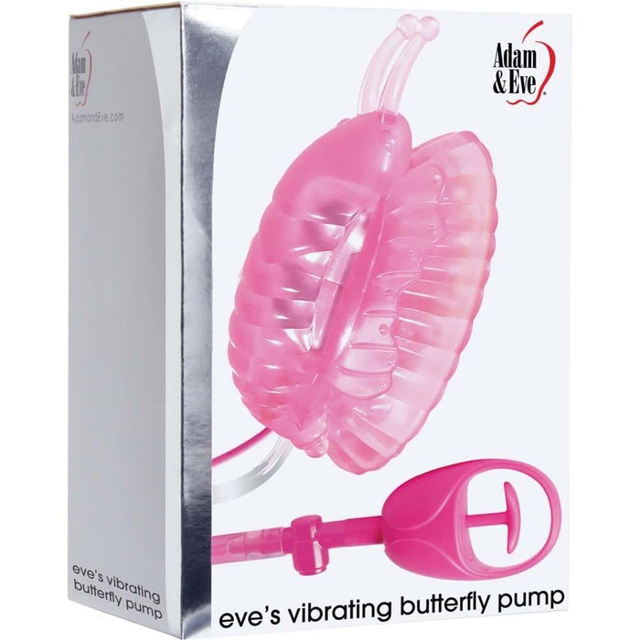 pink butterfly shaped pussy pump with trigger finger pump