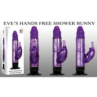 purple vibrator with suction cup and box