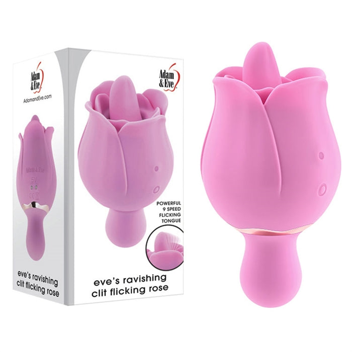 Eve's Ravishing Clit Flicking Rose Vibrator | Source Adult Toys Eve's Ravishing Clit Flicking Rose Vibrator | Source Adult Toys