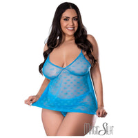 heart printed babydoll