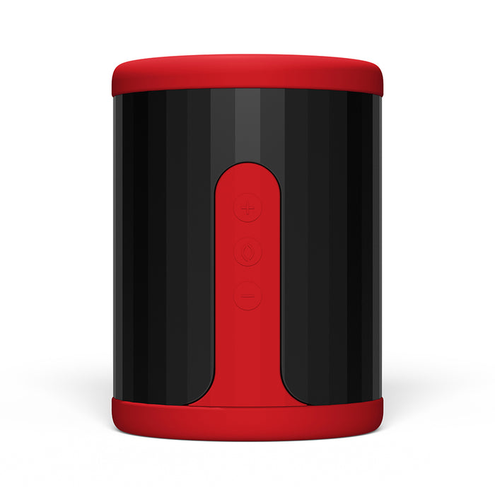 lelo red & black massager & stroker 
