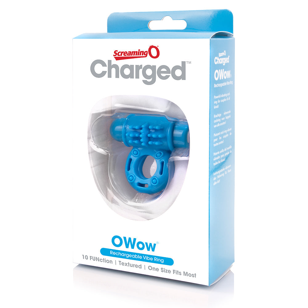 Charged OWow Vooom Mini Vibrating Cock Ring by Screaming O