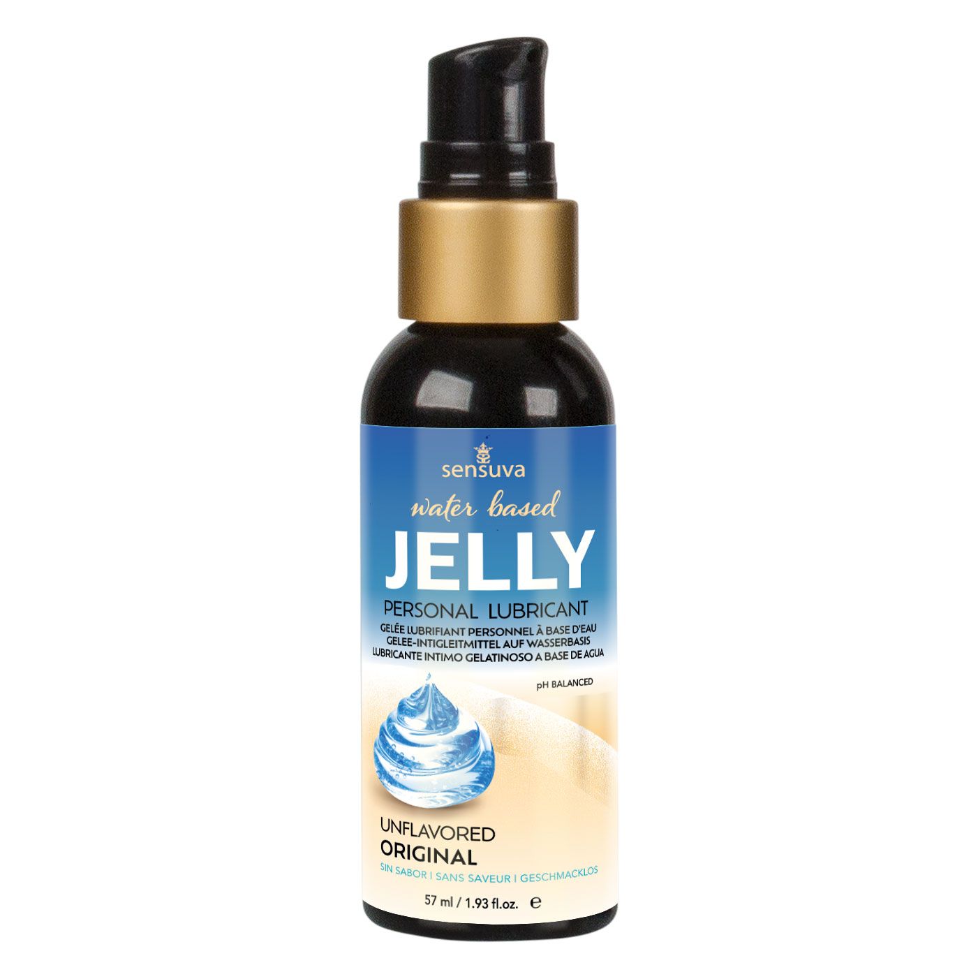Sensuva Jelly Water Based Personal Lubricant