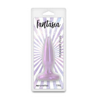 Fantasia pleasure anal plug with packaging on a white background