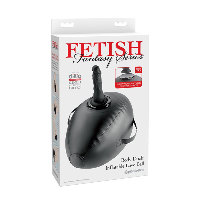 Package of Fetish Fantasy Series inflatable love ball on a white background