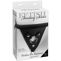 black harness on box 