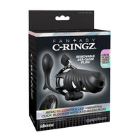 Fantasy C-Ringz packaging with remote controlled vibrating cock blocker with ass gasm plug