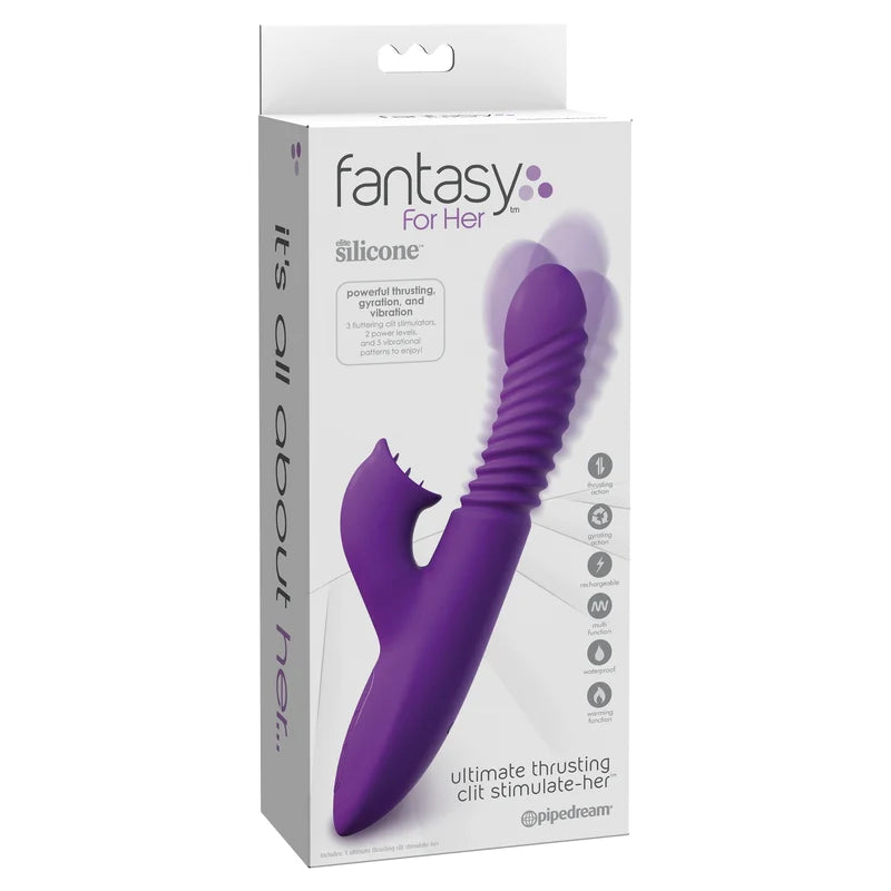Fantasy For Her Thrusting Clit Stimulate Her Vibrator by Pipedream Products®