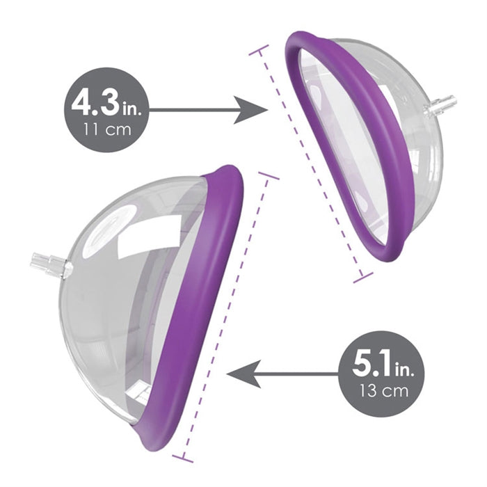 purple & clear pussy pump covers size chart