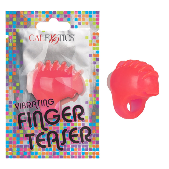 pink jelly finger teaser in plastic package